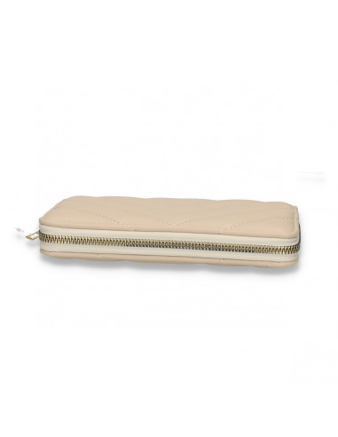 Portmoneu dama, din piele eco, bej - M707
