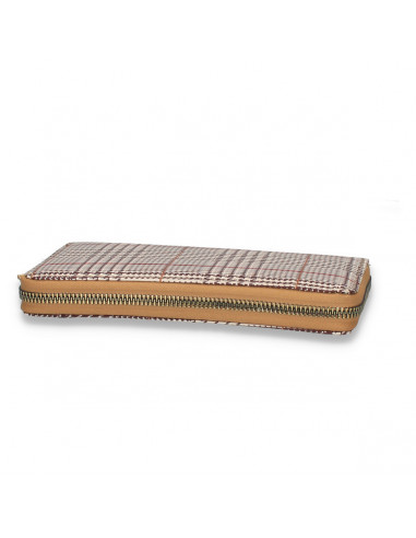 Portmoneu dama, din piele eco, maro deschis - M713