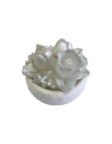 lumanare, candela, lumanare decorativa, lumanare decorativa floare, lumanare decorativa in forma de floare