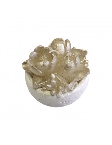 lumanare, candela, lumanare decorativa, lumanare decorativa floare, lumanare decorativa in forma de floare