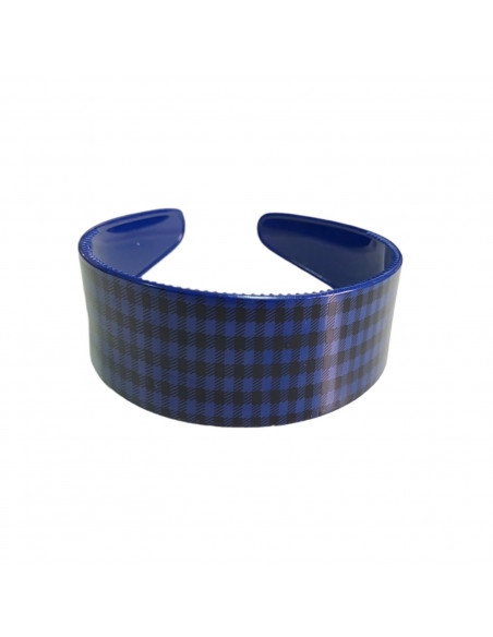 bentita, cordeluta, bentita de par, bentita de par din plastic, bentita cu model in carouri, bentita cu model piele de sarpe
