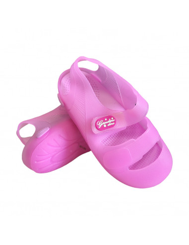 sandale fete, sandale fete din pvc, sandale fete din material sintetic, sandale roz pentru fete, sandale fete cu scai