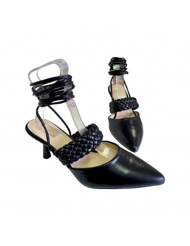 pantofi eleganti dama, pantofi eleganti pentru femei, pantofi eleganti cu toc femei, pantofi eleganti cu snur pe picior negre