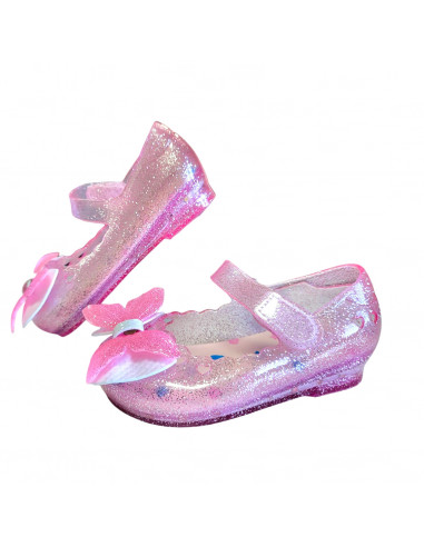 pantofi fetite cu led, balerini cu led pentru fetite, balerii roz cu sclipici, balerini roz cu leduri