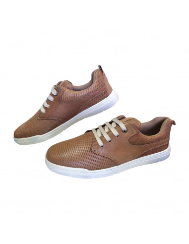 pantofi casual barbati, pantofi maro barbati, pantofi casual din piele naturala maro pentru barbati