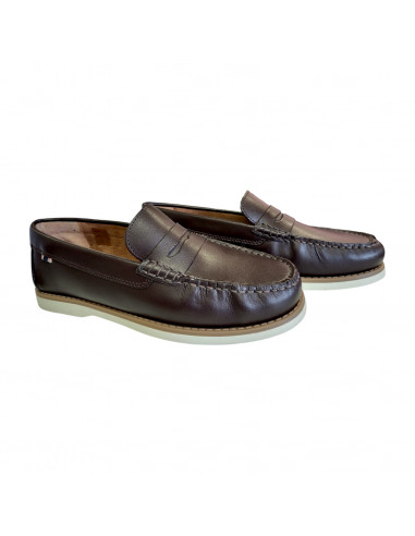 pantofi barbati, pantofi barbati tip mocasini, pantofi barbati maro inchis, mocasini barbati maro, pantofi barbati office