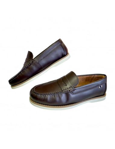 pantofi barbati, pantofi barbati tip mocasini, pantofi barbati maro inchis, mocasini barbati maro, pantofi barbati office