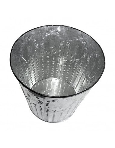 Găleată din metal pentru decor