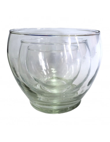 Set 3 recipiente din sticla, pentru decor, in 3 marimi