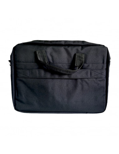 Geanta laptop neagra, model simplu, stil office