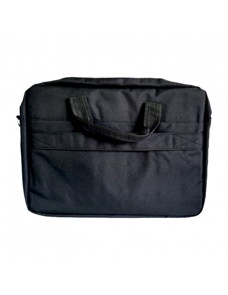 Geanta laptop neagra, model simplu, stil office