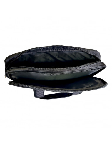 Geanta laptop, culoare neagra, compartimentat, stil office