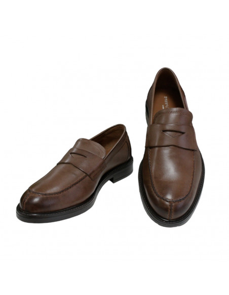 Pantofi eleganţi din piele naturală, pentru bărbaţi, maro