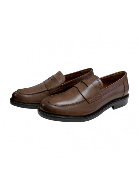 Pantofi eleganţi din piele naturală, pentru bărbaţi, maro