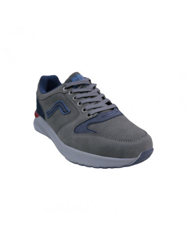 Pantofi sport pentru bărbaţi, piele ecologică, gri închis