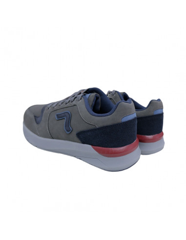 Pantofi sport pentru bărbaţi, piele ecologică, gri închis