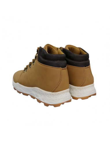Ghete din piele ecologică, casual/sport, pentru bărbaţi, galben muştar