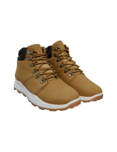 Ghete din piele ecologică, casual/sport, pentru bărbaţi, galben muştar