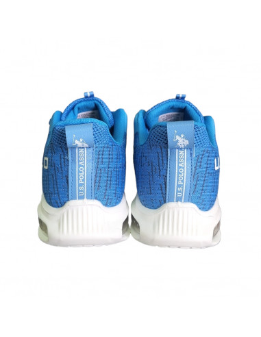 Pantofi sport pentru barbati, material textil tip plasa, albastri
