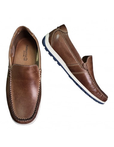 Mocasini casual pentru barbati, piele naturala, culoare maro