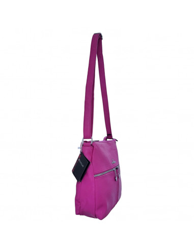 Geantă BB.Cavalli.BB, pentru femei, piele ecologică texturată, culoare fucsia