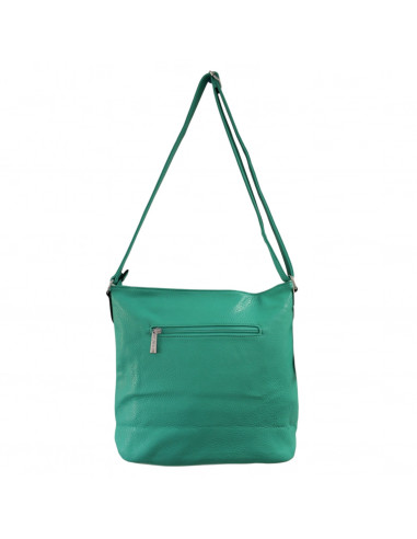 Geantă damă BB.Cavalli.BB cu buzunare, piele ecologică texturată, verde