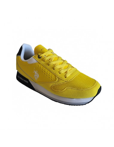 Pantofi sport pentru barbati, piele ecologica si textil, alb cu gri deschis