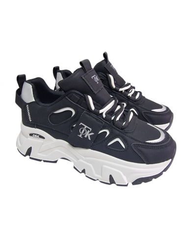 Pantofi tip sneakers din piele ecologica, pentru femei