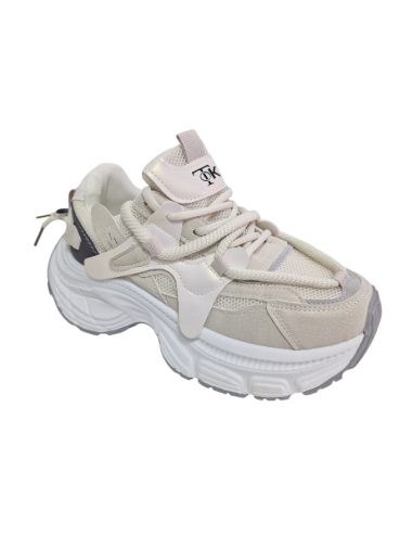 Pantofi tip sneakers din piele ecologica, pentru femei