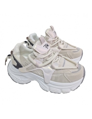 Pantofi tip sneakers din piele ecologica, pentru femei