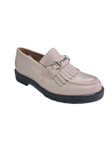 Pantofi dama din imitatie velur, cu toc mediu, maro - W303