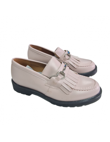Pantofi dama din imitatie velur, cu toc mediu, maro - W303