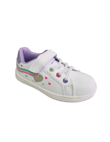 Pantofi copii sport, negru cu oranj neon