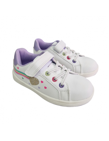 Pantofi copii sport, negru cu oranj neon