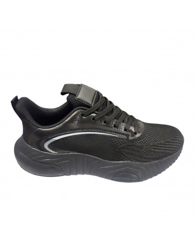 Pantofi sport femei, negri - W334