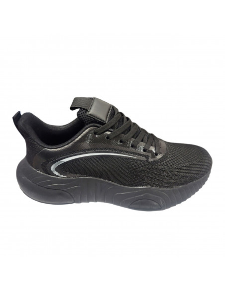 Pantofi sport femei, negri - W334