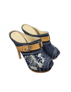 Saboti femei, piele ecologica - LS1398 2