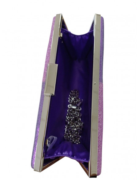 Poseta de seara tip clutch, eleganta, roz, moderna